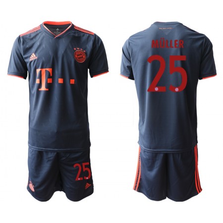Fotbalový Dres FC Bayern Mnichov MULLER 25 Dětské Alternativní 2019/20